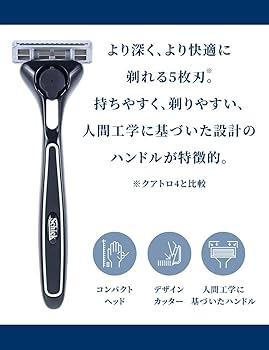 Amazon.co.jp: Schick(シック) クアトロ5チタニウム ホルダー(刃